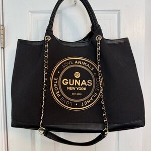 Gunas New York Black Tote Bag